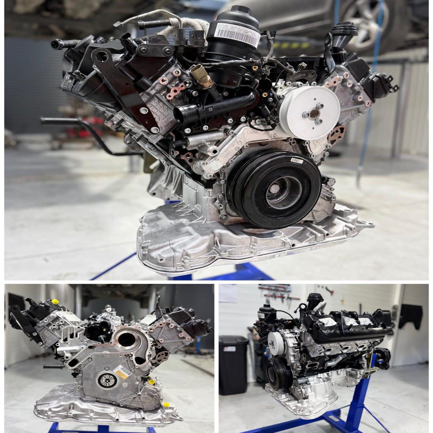 Komplett montierter, instandgesetzter V6-Motor